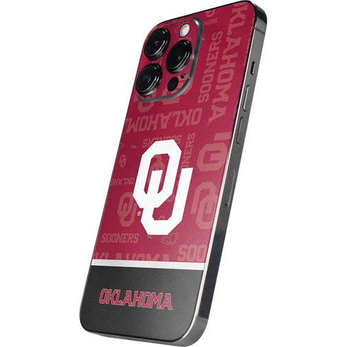 University of Oklahoma Split Jersey iPhone 14 Pro Skin